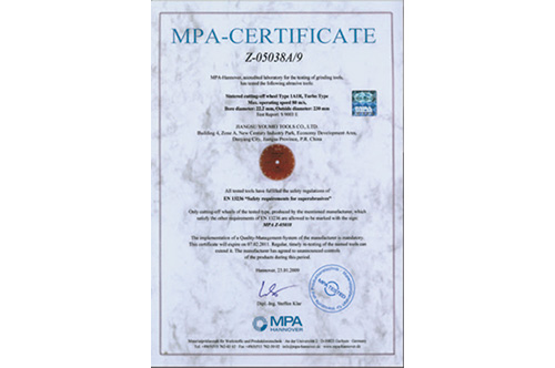 MPA-CERTIFICATE